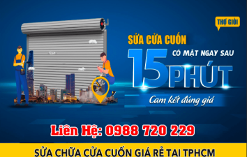 Dịch Vụ Sửa Cửa Cuốn Tại TP.HCM Uy Tín - Nhanh Chóng - Giá Tốt